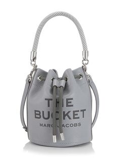 Кожаная сумка-мешок Marc Jacobs, серый