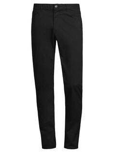 Эластичные брюки Parker с 5 карманами Michael Kors, черный