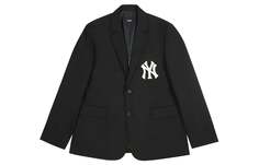 Куртка шерстяная MLB Basic Blazer, черный