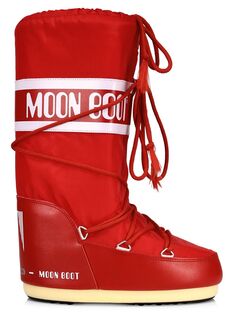 Ботинки с логотипом Icon Moon Boot, красный