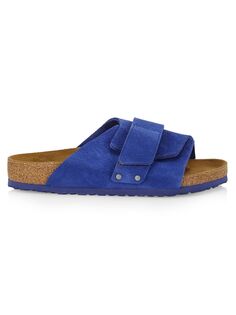 Киото замшевые сандалии Birkenstock, синий