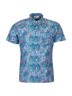 Летняя рубашка с короткими рукавами Dunford Barbour, синий