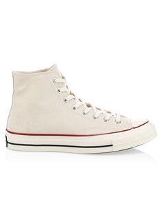 Высокие кроссовки Chuck 70 Vintage Canvas Converse, белый