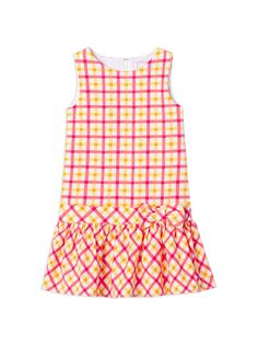 Платье Cameron Aloha в мелкую клетку для маленьких девочек Classic Prep