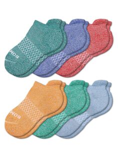Детские носки до щиколотки Marl, упаковка из 6 шт. Bombas, красный