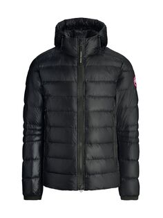 Пуховик Crofton с капюшоном Canada Goose, черный