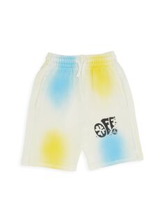 Спортивные шорты Little Kid&apos;s &amp; Kid&apos;s Color Spot Off-White, разноцветный