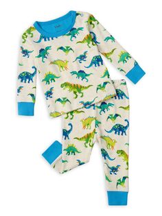 Пижамный комплект из двух предметов с принтом динозавра для мальчика Hatley