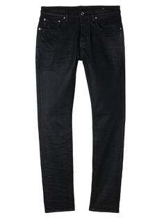 Made In Italy Классические эластичные джинсы с пятью карманами Purple Brand, черный