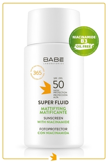 Babe Super Fluid Матирующий солнцезащитный крем 50 Factor 50 мл