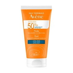 Avene Solaire Ультралегкий флюид SPF50+ 50 мл Солнцезащитный крем для нормальной и комбинированной кожи