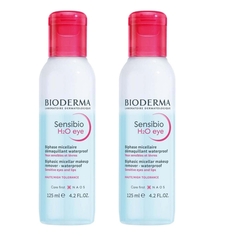 Bioderma Sensibio H2O Двухфазное средство для снятия макияжа с глаз 125 мл x2 шт.