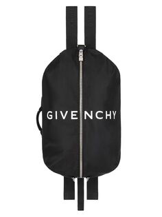 Рюкзак с G-молнией из нейлона Givenchy, черный