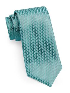 Шелковый жаккардовый галстук Giorgio Armani