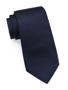 Формальный шелковый галстук Isaia, нави