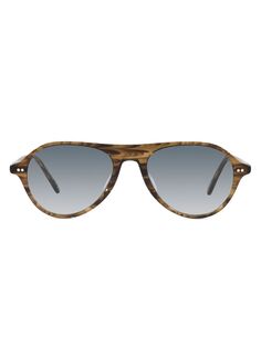 Солнцезащитные очки-авиаторы Emet 53MM Oliver Peoples, синий