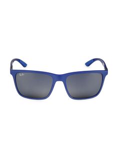 Металлические солнцезащитные очки RB4385 58 мм Ray-Ban, синий
