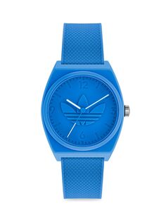 Часы с полимерным ремешком из коллекции Project 2 adidas, синий