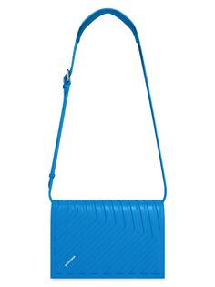 Автомобильная сумка с клапаном и ремешком Balenciaga, синий