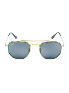 RB3648M 52MM Металлические солнцезащитные очки The Marshal II Ray-Ban, синий