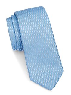 Шелковый галстук Geo Diamond Saks Fifth Avenue