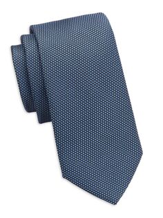 Микро твидовый галстук на шею Saks Fifth Avenue, синий