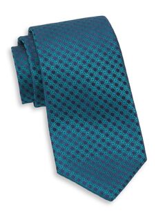 Шелковый галстук NSS Geo Charvet, нави