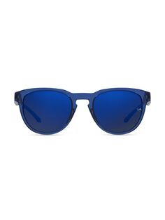Круглые солнцезащитные очки Skylar 53 мм Under Armour, синий