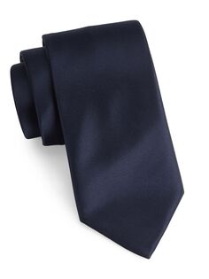 Шелковый галстук Emporio Armani, синий
