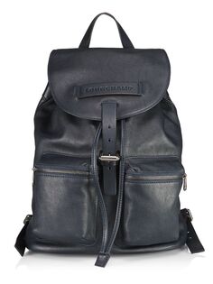 Кожаный рюкзак Longchamp 3D Longchamp, синий