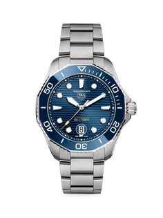 Часы-браслет Aquaracer Professional 300 из нержавеющей стали TAG Heuer, серебряный