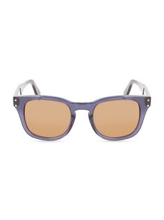 Прямоугольные солнцезащитные очки Gancini 49 мм FERRAGAMO, синий