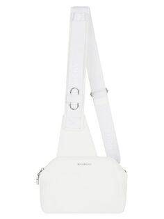 Маленькая сумка через плечо Antigona из нейлона Givenchy, белый