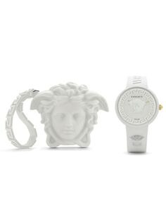 Матовые силиконовые часы Medusa Pop Versace, белый