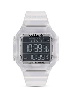 Цифровые часы с полимерным ремешком 1 GMT adidas
