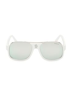 Солнцезащитные очки Плеяды Moncler, белый