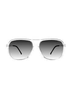 Солнцезащитные очки-авиаторы Eos Midtown 60 мм Silhouette, серый
