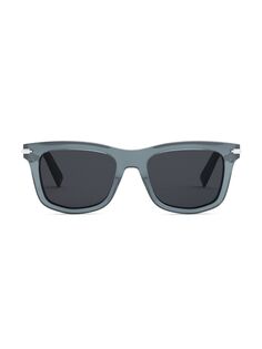 Прямоугольные солнцезащитные очки DiorBlackSuit S11I 53 мм Dior, серый