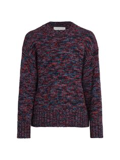 шерстяной свитер мулине Jil Sander, фиолетовый