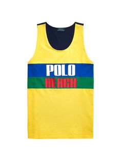 Майка Polo Beach с логотипом Polo Ralph Lauren, желтый