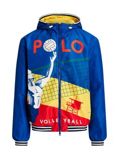 Куртка с принтом Volley Polo Ralph Lauren