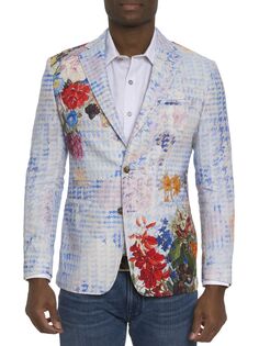 Спортивное пальто с цветочным принтом Mystic Garden Robert Graham, разноцветный