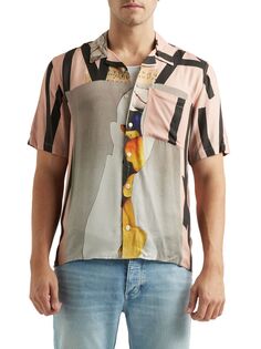 Художественная рубашка Turrell 7 Neuw Denim, розовый