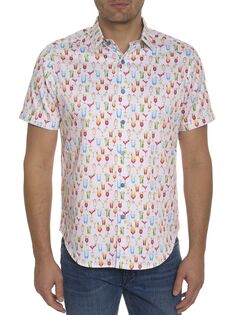 Рубашка Mixer с короткими рукавами Robert Graham, разноцветный