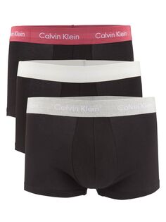 Набор трусов-боксеров, 3 шт. в упаковке Calvin Klein, черный