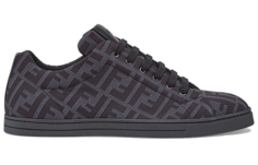 Кроссовки Fendi Tech Fabric Low Top, серый/черный