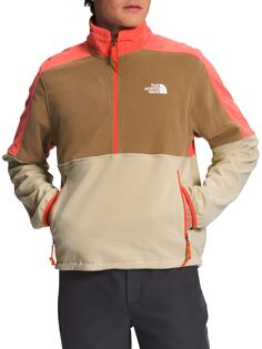 Свитер Polartec 100 с молнией до половины The North Face, оранжевый