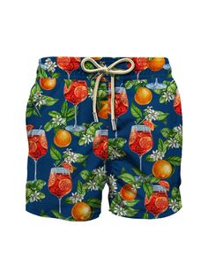 Сверхлегкие плавательные шорты Happy Hour MC2 Saint Barth, оранжевый