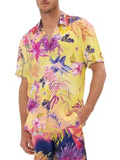 Рубашка на пуговицах с цветочным принтом How Does Your Garden Grow Hotel Franks By Camilla, разноцветный