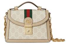 Сумка GUCCI на одно плечо, бежевый/белый